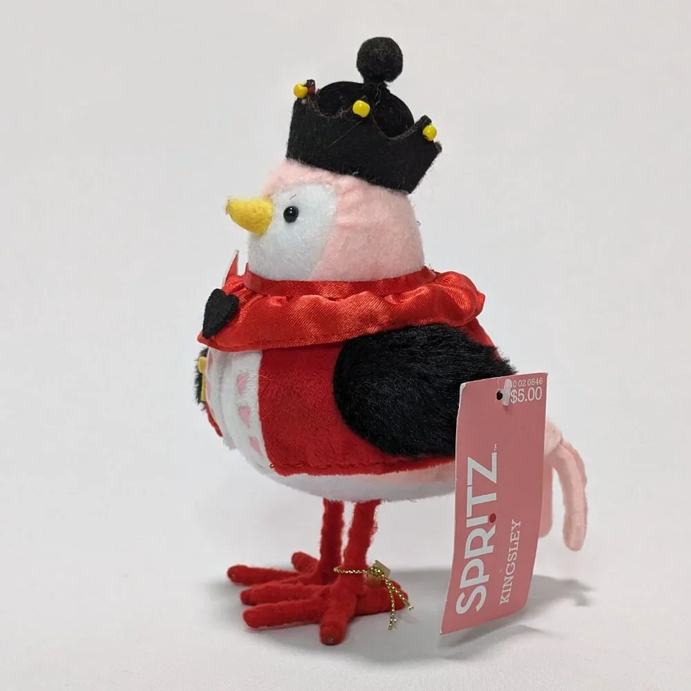 New NWT Spritz Kingsley King Of Hearts Bird Feathery Friends Love Target 2023
